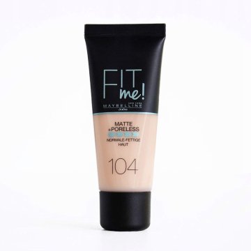 L’Oréal Maybelline Fit Me Matte+Poreless Foundation odtenek 104 Soft Ivory 30 ml