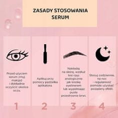 Eveline Cosmetics Eveline multipeptidni serum za trepalnice in obrvi 4 ml