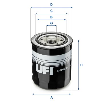 UFI 23.248.00 OLJNI FILTER