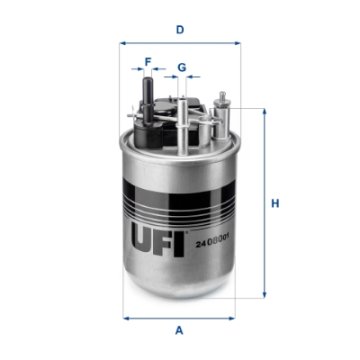 UFI 24.080.01 FILTER GORIVA