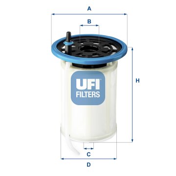 UFI 26.H2O.00 FILTER ZA GORIVO