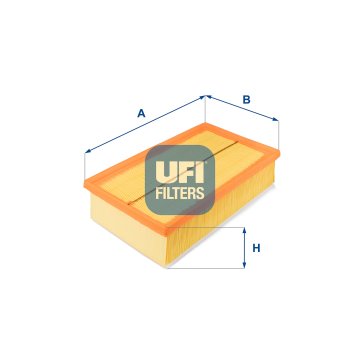 UFI ZRAČNI FILTER - AUDI A3 1.6TDI/ S3 2.0/ 14>
