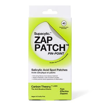 Carbon Theory Nadlaktni obliži za akne. Zap Patch Pin-Point (obliži za akne s salicilno kislino) 40 kosov