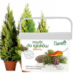 33 Jesensko gnojilo za iglavce, vedro, optimalna sestava SUM66 5 kg