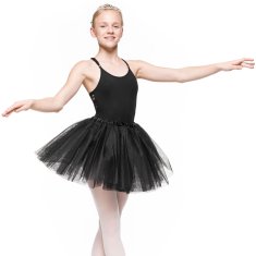 EFFIE - mladinska plesna suknjica črna Tutu Effie baletno krilo črno 134/140