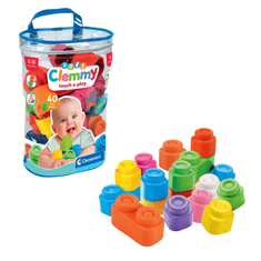 Clementoni Clemmy barvit set vrečka 40 mehkih kock 17878