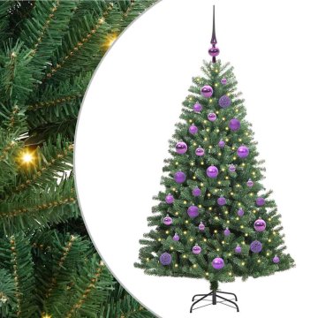 Vidaxl Umetno Zložljivo Božično Drevo Zelena 120 cm PVC in kovina