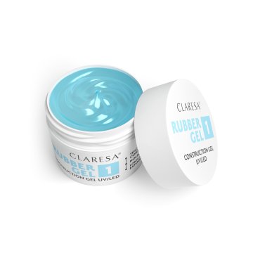 Claresa gumijasti gel UV/LED gel za oblikovanje nohtov - 1 (prozoren) 90 g