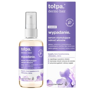 Dermo serum proti izpadanju las, ki spodbuja ponovno rast las, 100 ml