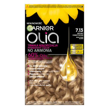 Garnier Olia permanentna barva za lase - 7.13 bež temno blond 174 ml