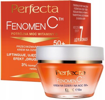 Dax Cosmetics Dax Perfecta Fenomen C krema za obraz proti gubam 50+ dan/noč 50 ml