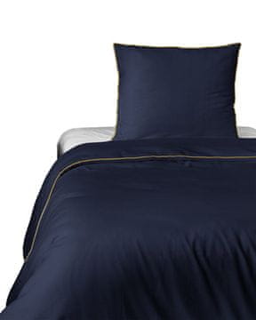 Detexpol Posteljnina iz čistega bombaža 140x200 temno modra premium