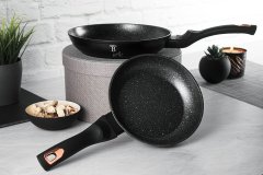 KOMPLET 2 GRANITNIH PONV 22/26 cm BERLINGER HAUS BLACK ROSE BH-1644NF