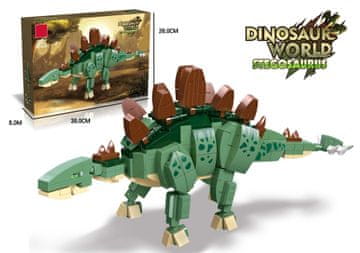 FED GRADILNI KOCKE DINOZAVER STEGOZAVER - SVET DINOZAVROV - 322 kosov.