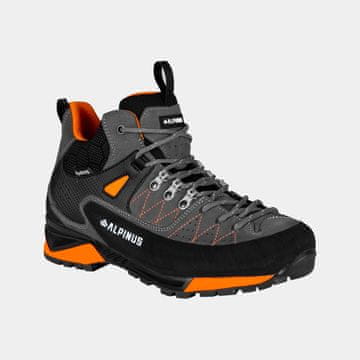 Alpinus pohodniški čevlji The Ridge Mid Pro antracitno-oranžni GR43288 VELIKOST 41
