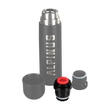 Termovka Alpinus Stopper Click 0,5 l/0,7 l črne barve HR18407