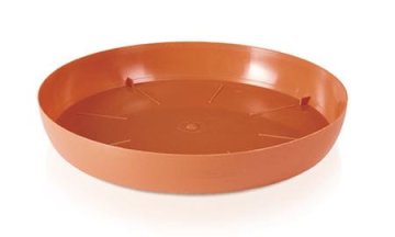 Prosperplast Plastični krožnik Terra ZELO VELIK terakota 50 cm