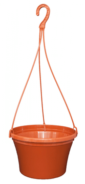 Viseči cvetlični lonček IRIS 23 cm TERRACOTTA