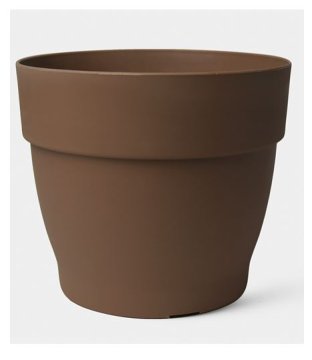 Cvetlični lonček sivke 21 cm TAUPE