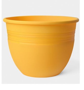 TRPEŽEN plastični cvetlični lonček 21 cm RUMEN