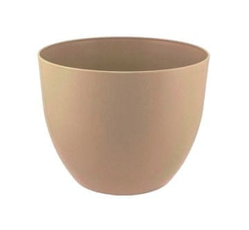 Cvetlični lonec za orhideje CAPPUCCINO sijoč 25 cm
