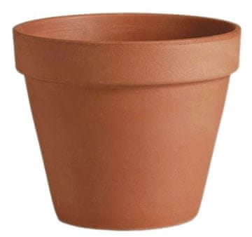Polnix Keramični cvetlični lonček CLAY, neglaziran, ITA Standard - terakota 11 cm