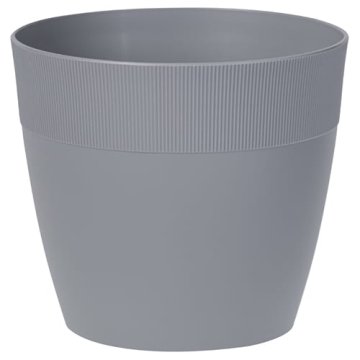 FOR Plastični cvetlični lonček DORIS 26 cm SIVA