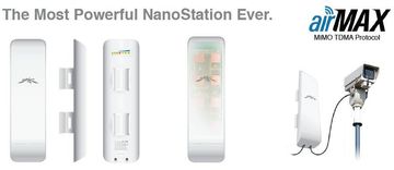 BIQU CPE naprava UBIQUITI airMAX NanoStation M2 2.4GHz 11dBi