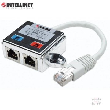 Intellinet RJ45x2 zaščiteni razdelilnik