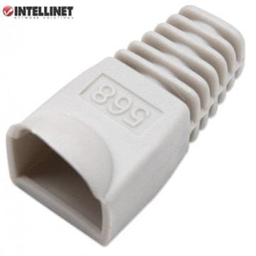 Intellinet Pokrovček RJ45, 10 kosov, siv
