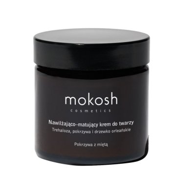 Mokosh Vlažilna in matirajoča krema za obraz s koprivo in meto 60 ml