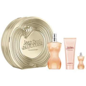 Jean Paul Gaultier Classique set toaletna voda v pršilu 100 ml + toaletna voda v pršilu 6 ml + losjon za telo 75 ml