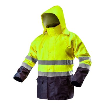 BH VISOKO VIDLJIVA VODOTESNA DELOVNA JAKNA RUMENA XXL - T N81-720-XX