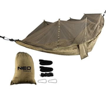 NEO VISEČA MREŽA Z MREŽO PROTI KOMARJEM 330*140 CM - T N63-123