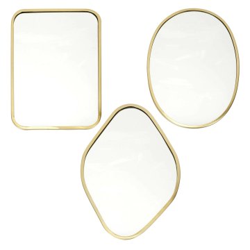 Home Komplet 3 asimetričnih ogledal MIRA
