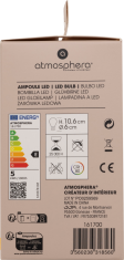 Atmosphera Jantarna ravna LED žarnica 4,2 W E27