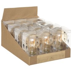 Atmosphera Jantarna ravna LED žarnica 4,2 W E27