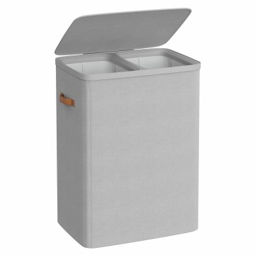 Songmics Koš za perilo z 2 predelkoma x 85 l