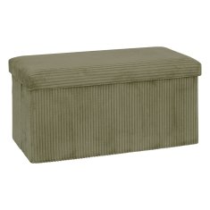 Atmosphera Velik kaki oblazinjen puf Arum