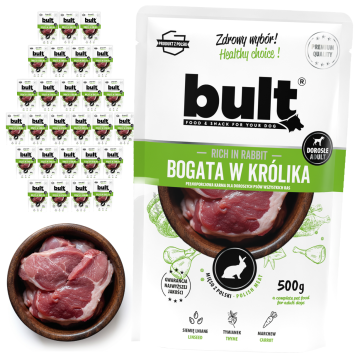 BULT mokra hrana za pse, vrečka za zajce 30x500g Complete