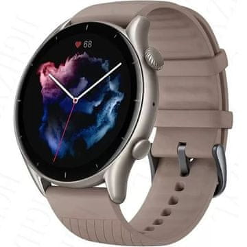 GS Univerzalni silikonski pašček 22 mm, s križno črto, rjav