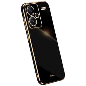 GS Ovitek za Xiaomi Redmi Note 13 Pro+, Glamour CamShield, črn