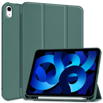 GS Ovitek za iPad 11" 2025 A16 (11. gen.) / iPad 10.9" 2022 (10. gen.), pametni pisalo, z držalom za pisalo, zelen