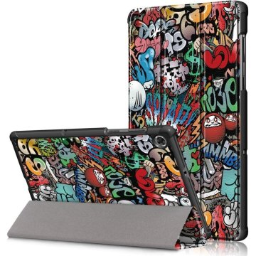 GS Ovitek za Lenovo Tab M10 Plus 10.3 TB-X606, Smartcase, Graffiti