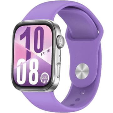 GS Silikonski pašček za Huawei Watch Fit 4 / 4 Pro / 3, vijoličen
