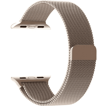 GS Milanska zanka za Apple Watch 1/2/3/4/5/6/7/8/9/10/11/SE 38/40/41/42 mm, šampanjsko zlata