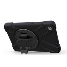 GS Ovitek za Lenovo Tab M8 TB-8505F / 8505X, oklepni vrtljivi, črn