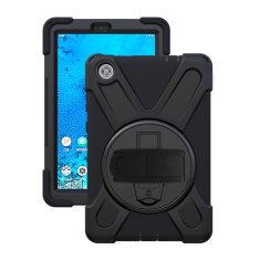 GS Ovitek za Lenovo Tab M8 TB-8505F / 8505X, oklepni vrtljivi, črn