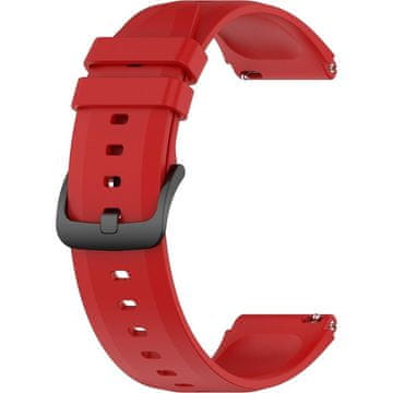 GS Univerzalni silikonski pašček 22 mm, rdeč