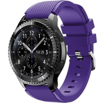 GS Univerzalni silikonski pašček 22 mm, vijoličen